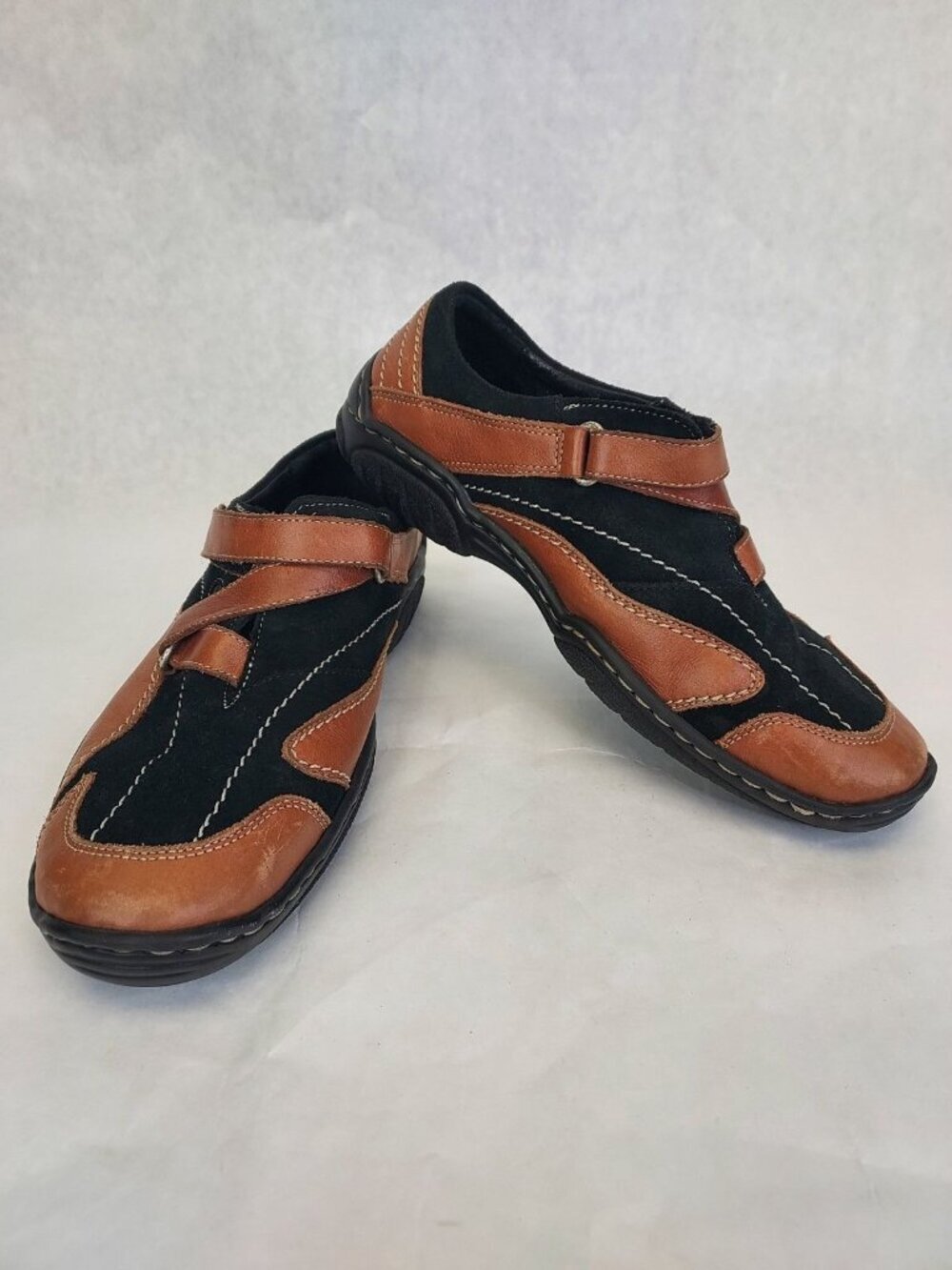 Josef Seibel Comfort Walking Shoe Women’s EU 37 US 6.5 Leather Suede Mature Boho